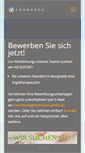 Mobile Screenshot of leonardo-gmbh.de