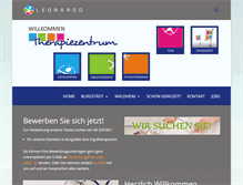 Tablet Screenshot of leonardo-gmbh.de